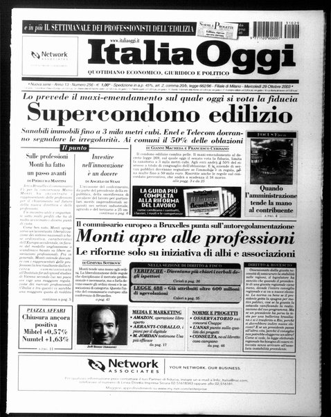 Italia oggi : quotidiano di economia finanza e politica